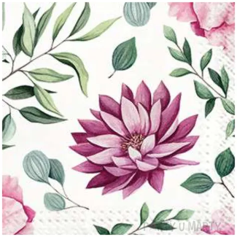 serrwetki kwiat dalii paw 30 cm 20 szt