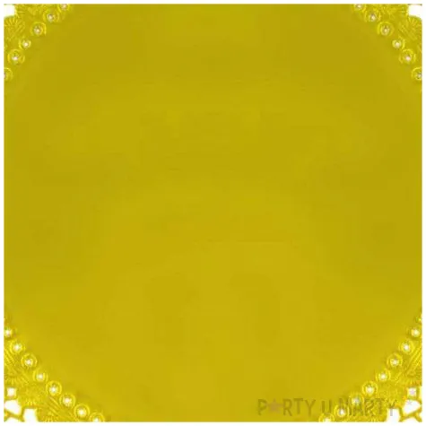 serwetka dekoracyjna okragla zloty godan 36 cm 4 szt