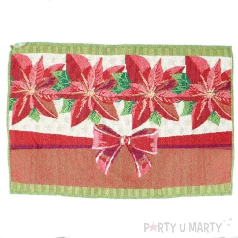 serwetka materialowa boze narodzenie gwiazda betlejemska guirca 33x45 cm