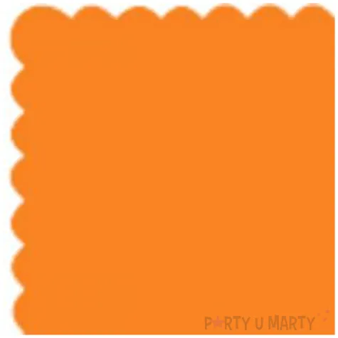 serwetki 15 cm gastronomiczne pomaranczowe 200 szt