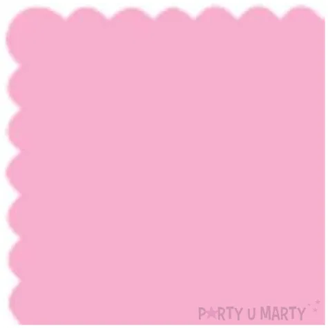 serwetki 15 cm gastronomiczne rozowe jasne 200 szt