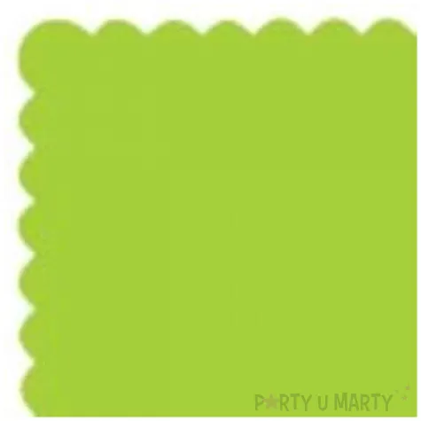 serwetki 15 cm gastronomiczne zielone jasne 200 szt