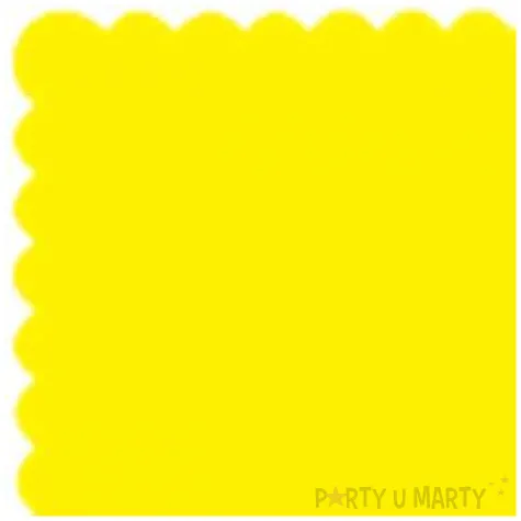 serwetki 15 cm gastronomiczne zolte 200 szt