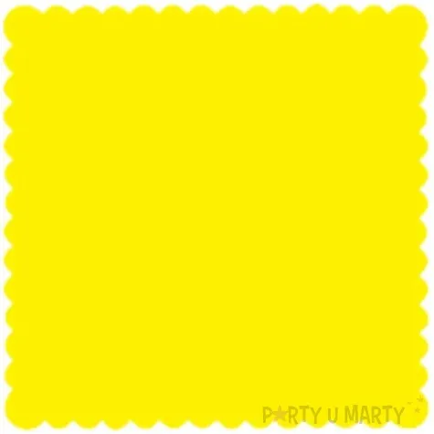 serwetki 15 cm gastronomiczne zolte 200 szt