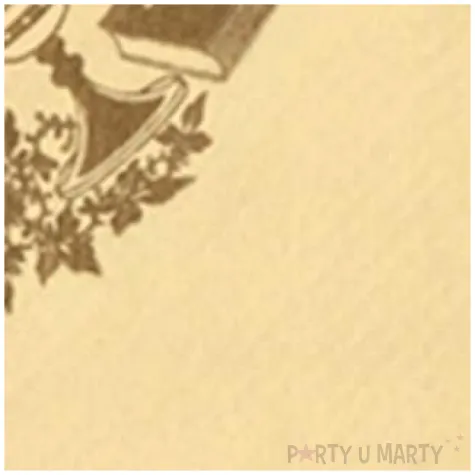 serwetki 15 cm komunia kremowe hostia 100 szt