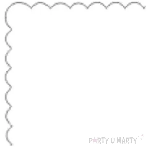 serwetki 15 cm slubne biale obraczki 100 szt