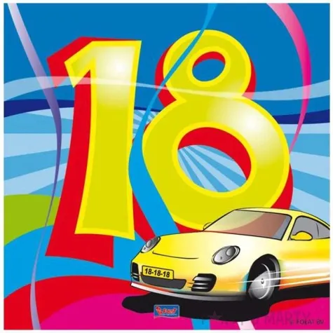 serwetki 18 auto 25 cm folat 20 szt