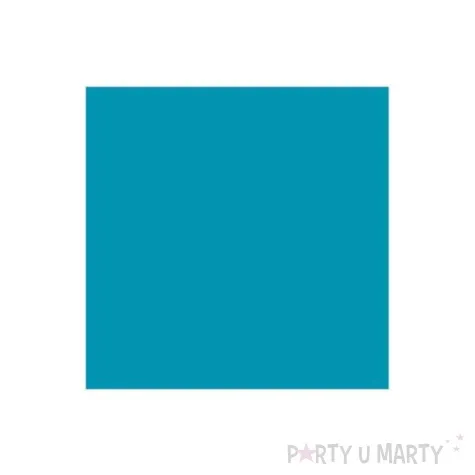 serwetki 25 cm gladkie turkusowe 20 szt