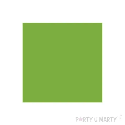 serwetki 25 cm gladkie zielone jasne 20 szt