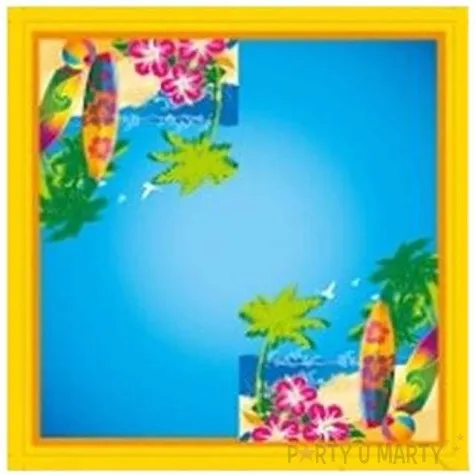 serwetki 25 cm hawaje 20 szt