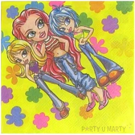 serwetki 25 cm modne dziewczyny 20 szt