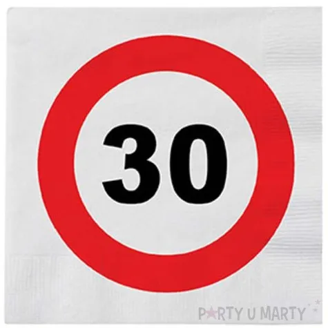 serwetki 30 traffic birthday 33 cm funny fashion 16 szt