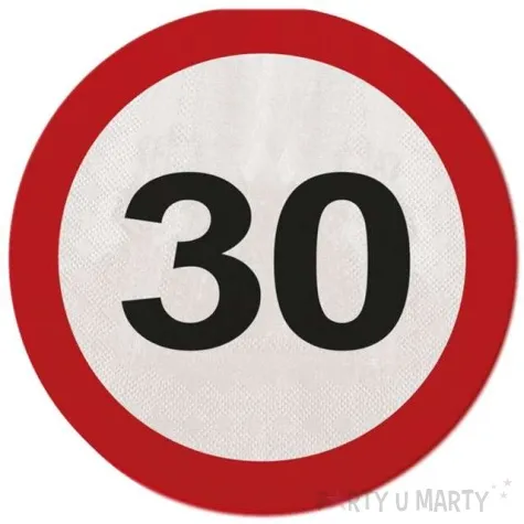 serwetki 33 cm 30 znak 20 szt