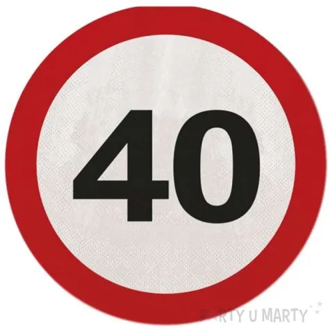 serwetki 33 cm 40 znak 20 szt