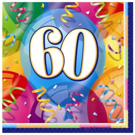 serwetki 33 cm 60 baloniki unique 16 szt