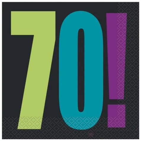 serwetki 33 cm 70 unique czarne 16 szt