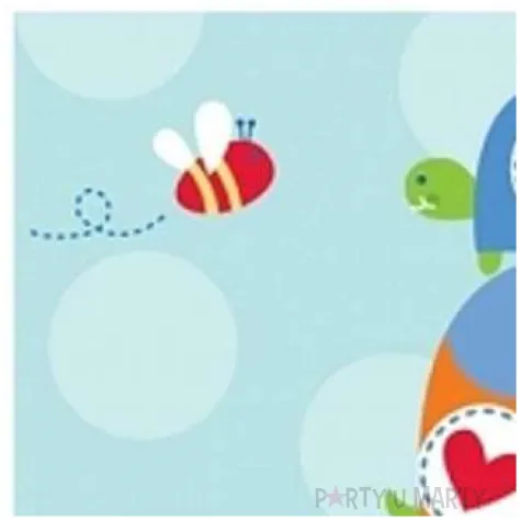 serwetki 33 cm ahoy baby blue 16 szt