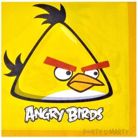 serwetki 33 cm angry birds 16 szt