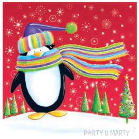 serwetki 33 cm boze narodzenie renifer 20 szt