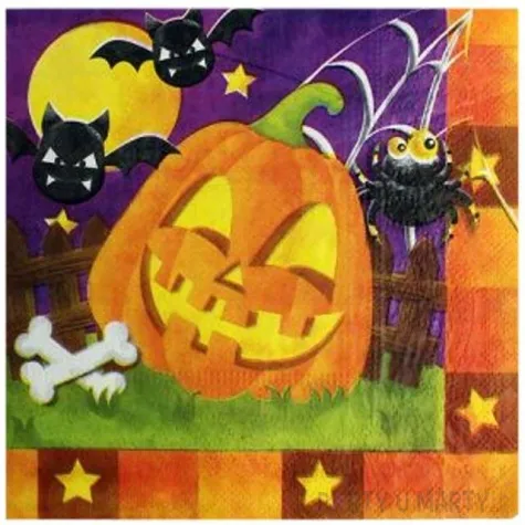 serwetki 33 cm dynia halloween 20 szt