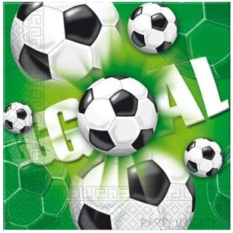 serwetki 33 cm football green 20 szt