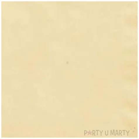 serwetki 33 cm gastronomiczne kremowe 250 szt