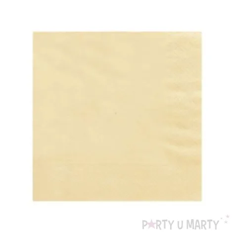 serwetki 33 cm gastronomiczne kremowe 250 szt