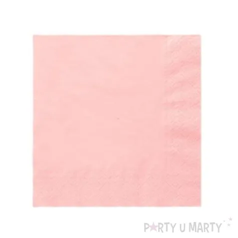 serwetki 33 cm gastronomiczne rozowe 250 szt