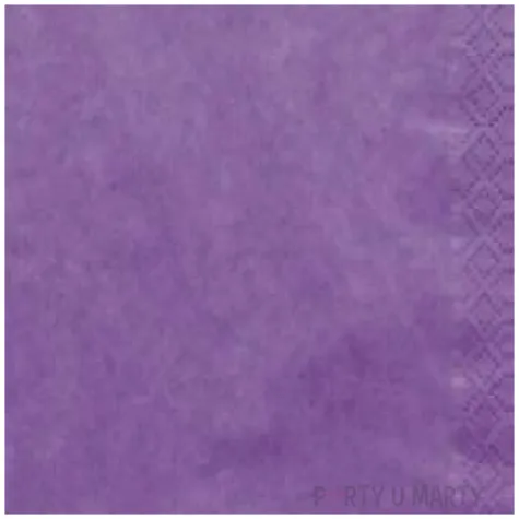 serwetki 33 cm gladkie fioletowe 20 szt