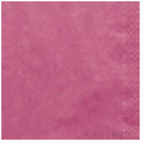 serwetki 33 cm gladkie fuksja 20 szt