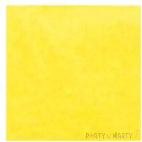 serwetki 33 cm gladkie zolte 20 szt