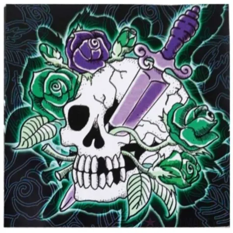 serwetki 33 cm halloween skull party 20 szt