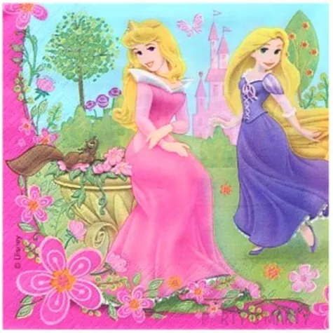 serwetki 33 cm ksiezniczki letni palac 20 szt