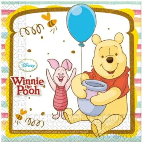 serwetki 33 cm kubus puchatek prosiaczek 20 szt