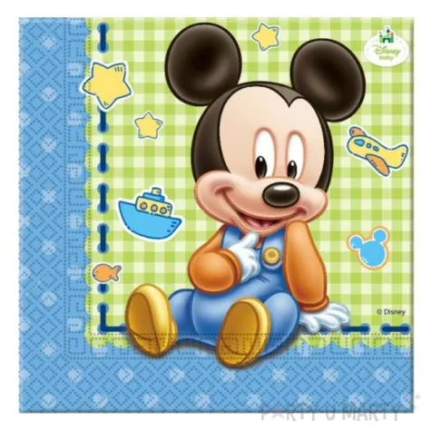 serwetki 33 cm mickey baby 20 szt
