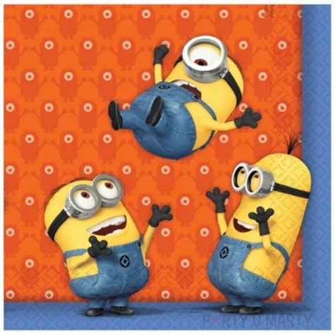 serwetki 33 cm minionki 20 szt