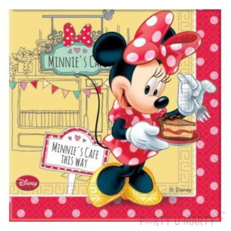 serwetki 33 cm minnie cafe 20 szt