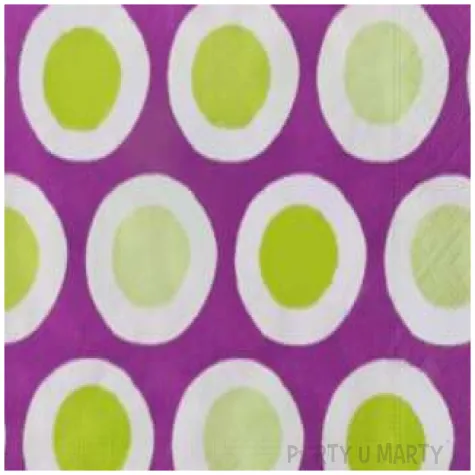 serwetki 33 cm pawie oczka 20 szt