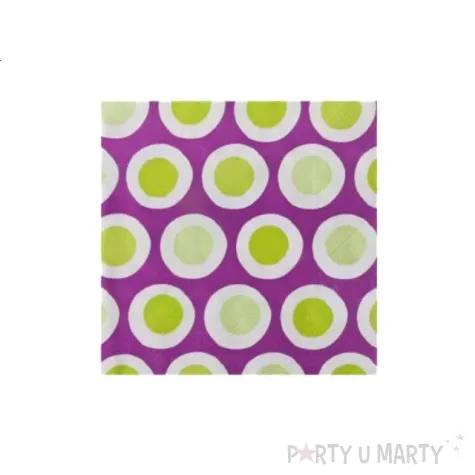 serwetki 33 cm pawie oczka 20 szt