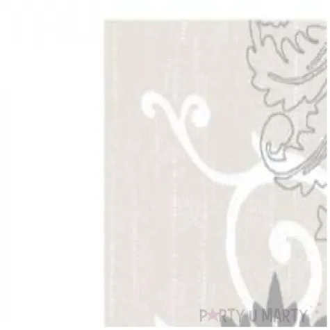 serwetki 33 cm pompadour szare 20 szt