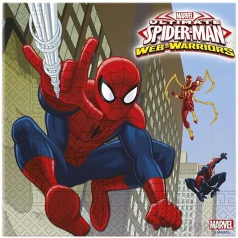 serwetki 33 cm spiderman web warriors 20 szt