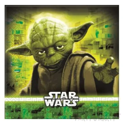 serwetki 33 cm star wars yoda 20 szt