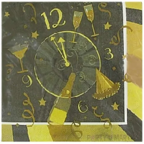 serwetki 33 cm sylwestrowy bal 20 szt