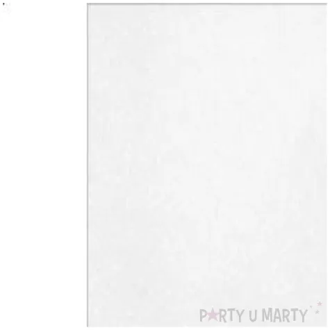 serwetki 40 cm brilliance biale brokatowe 10 szt