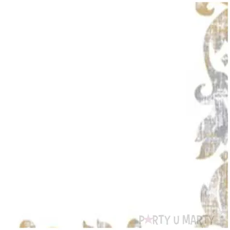 serwetki 40 cm festiva white 50 szt