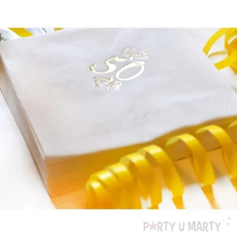 serwetki 50 white gold gajo 20 szt