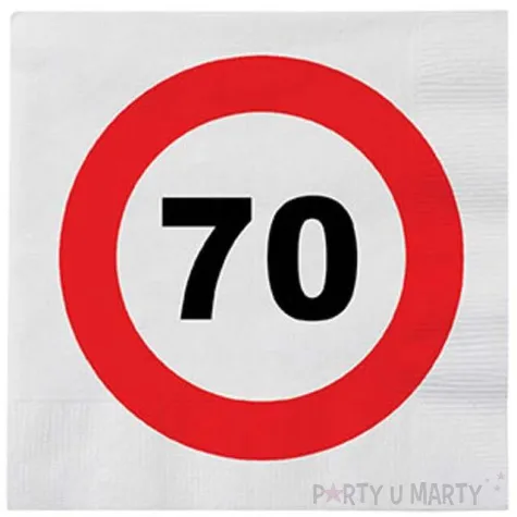 serwetki 70 traffic birthday 33 cm funny fashion 16 szt