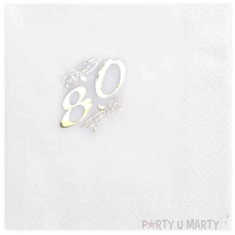 serwetki 80 white gold gajo 20 szt