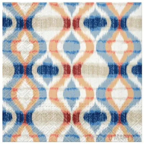 serwetki afrykanski klimat pomaranczowe paw 33 cm 20 szt