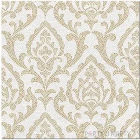 serwetki airlaid tradycyjna mozaika zlote paw 40 cm 50 szt